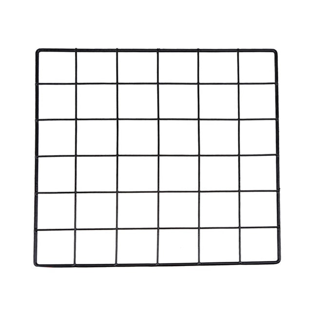 Modular Grid Wall Storage Rack