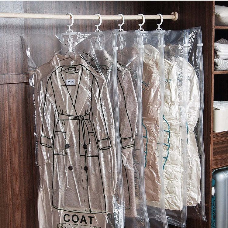 Vacuum Compression Hanging Closet Bags