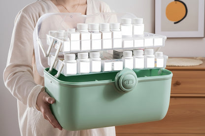 Multi-layer Portable Medicine & Storage Box