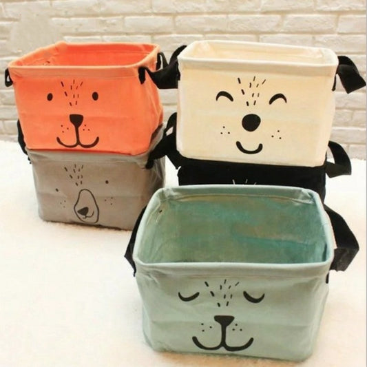 Animal Theme Linen Storage Bins