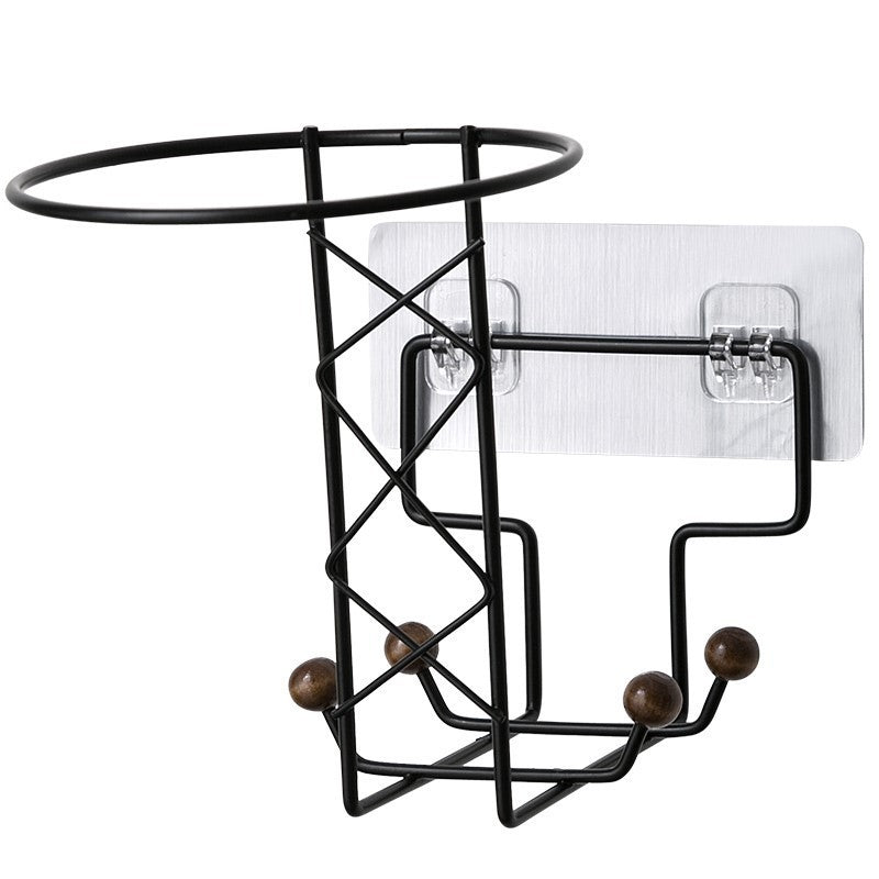 Punch-Free Wall-Mounted Helmet & Hat Rack