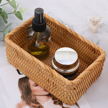 Rattan Storage Organizer Boxes