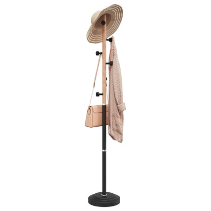 Slim Multi-Hook Hat & Coat Rack