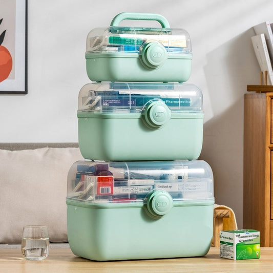Multi-layer Portable Medicine & Storage Box