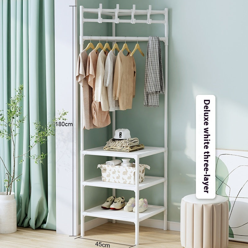 Minimalist Open Corner Closet