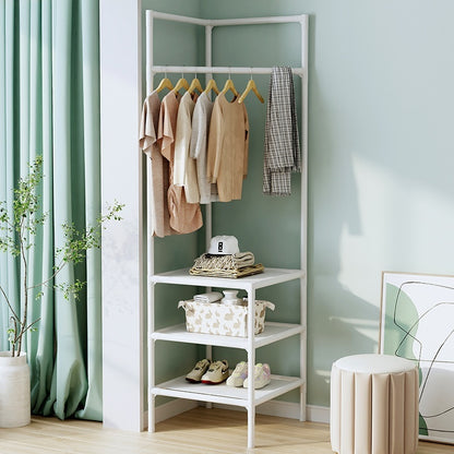Minimalist Open Corner Closet