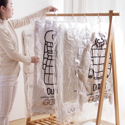 Vacuum Compression Hanging Closet Bags