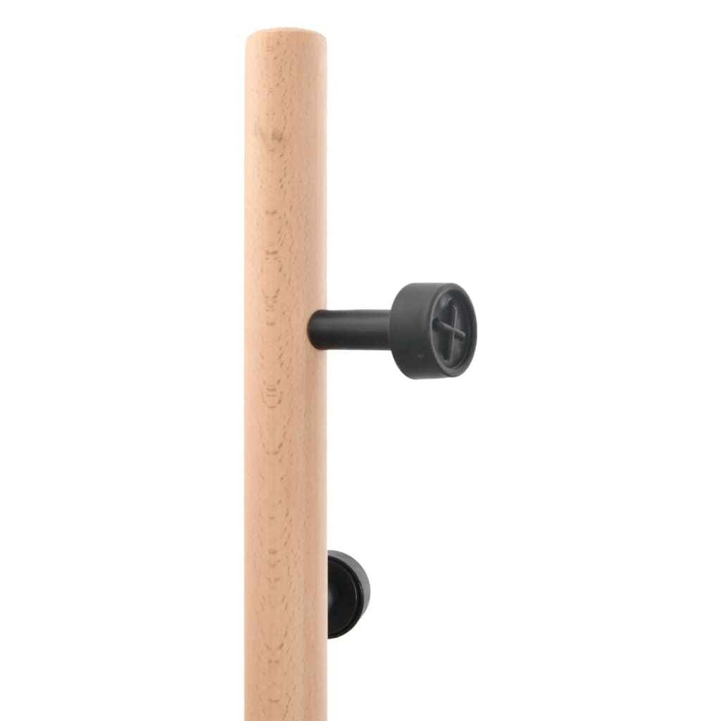 Slim Multi-Hook Hat & Coat Rack