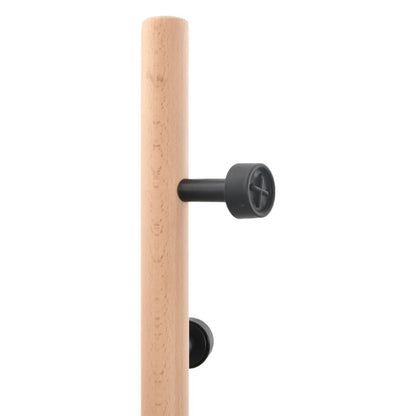 Slim Multi-Hook Hat & Coat Rack