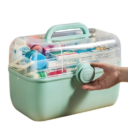 Multi-layer Portable Medicine & Storage Box