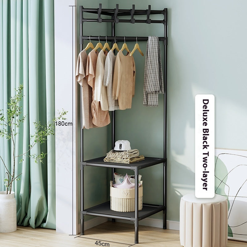 Minimalist Open Corner Closet