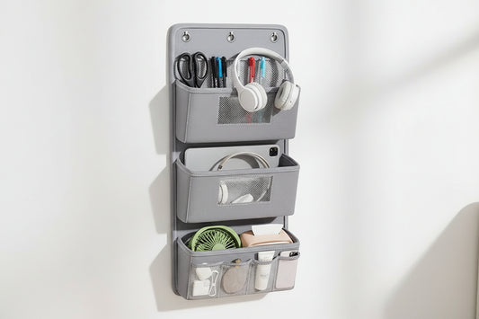 Dormitory Hanging Organizer – 3-Layer Wall Storage