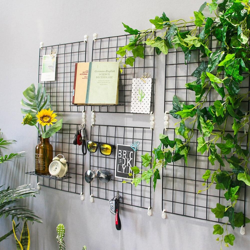 Modular Grid Wall Storage Rack