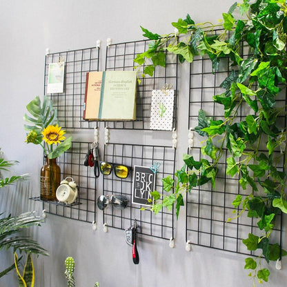 Modular Grid Wall Storage Rack