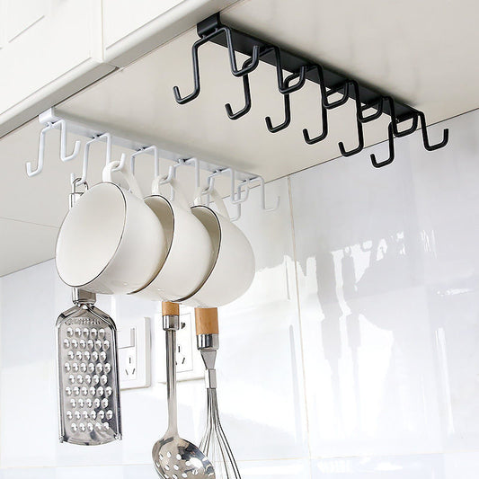 Mug & Utensil Under-Cabinet Hanging Rack