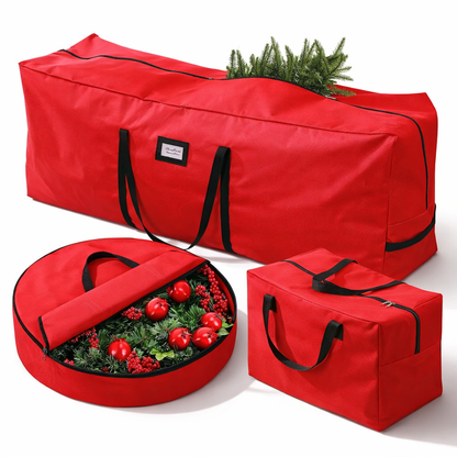 3 Piece Holiday Storage Bag Set