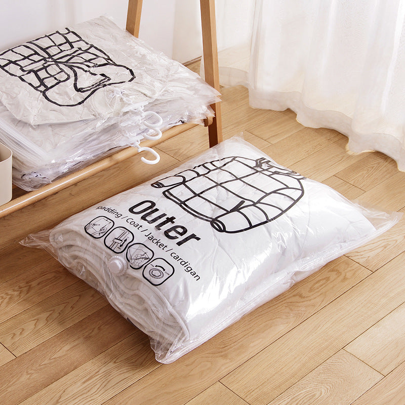 Vacuum Compression Hanging Closet Bags