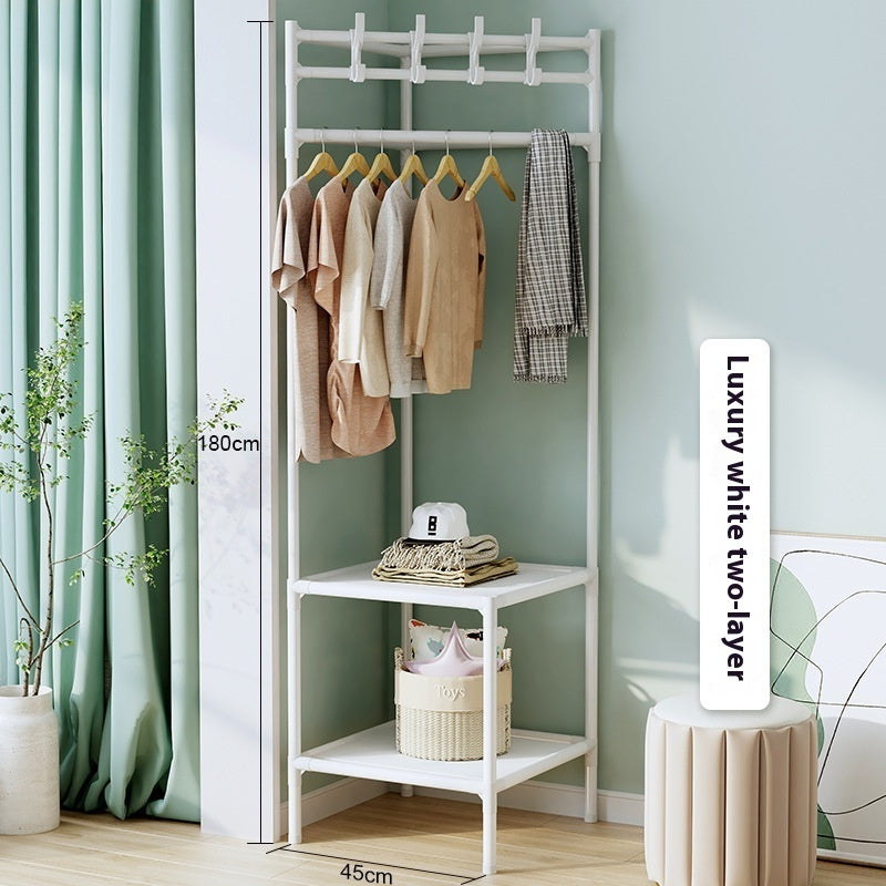 Minimalist Open Corner Closet