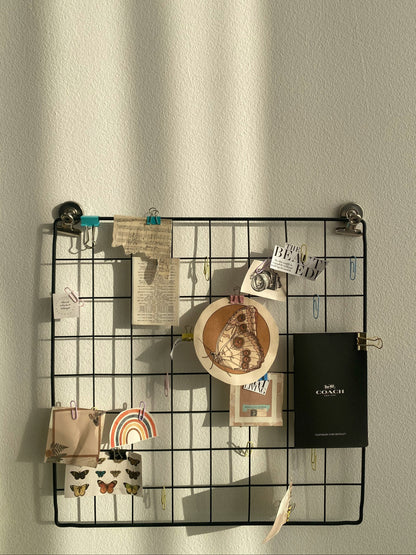 Modular Grid Wall Storage Rack
